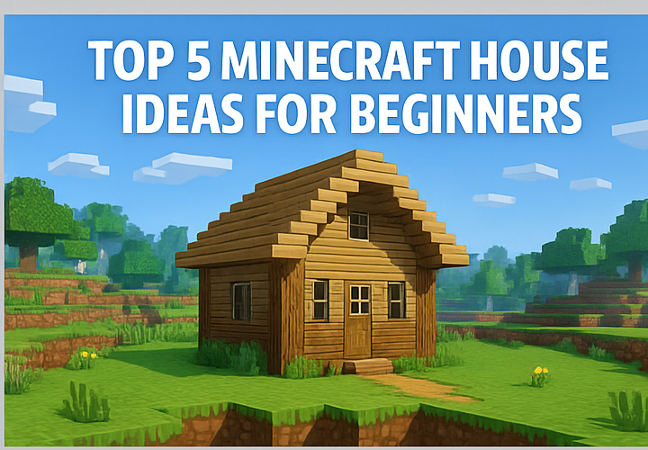 Minecraft starter house ideas for beginners with simple builds